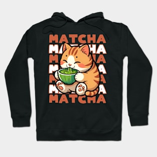 Matcha cat Hoodie